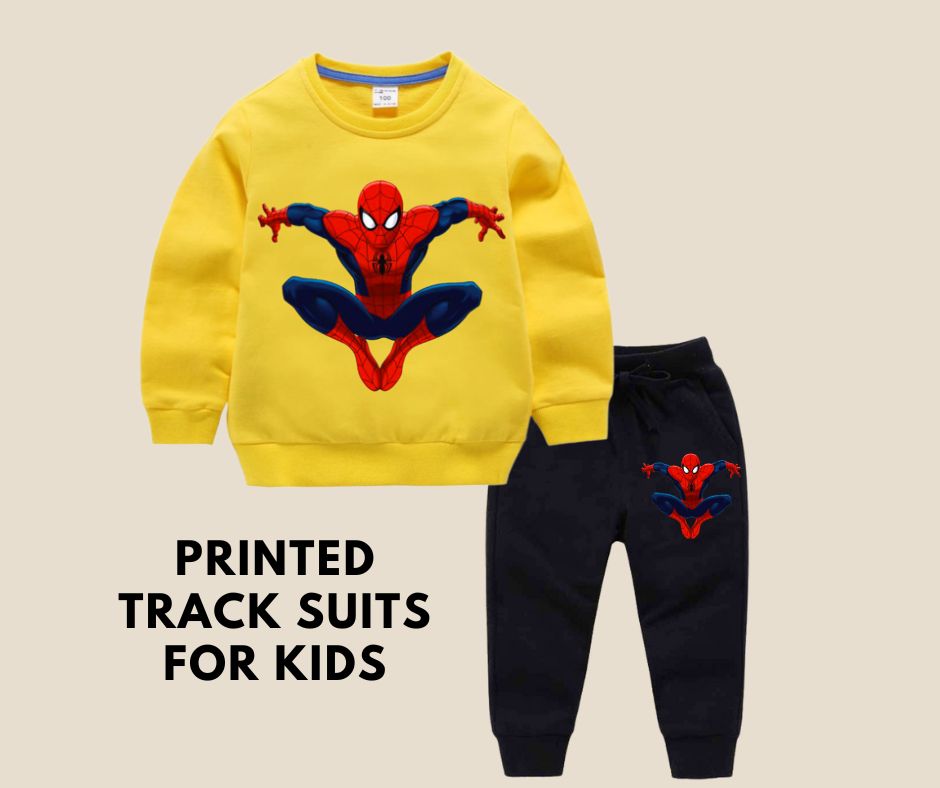 Spiderman Printed Track Suit For Kids