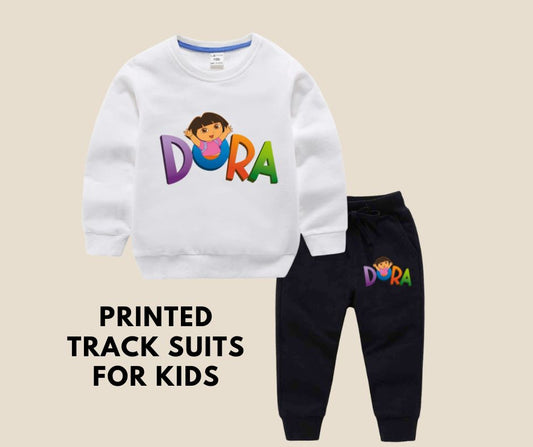 Dora Printed Track Suit For Kids