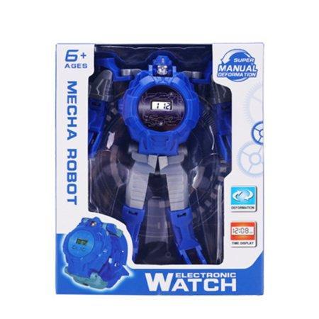 Children Robot Watch Deformation Robot Toys Digital Watch