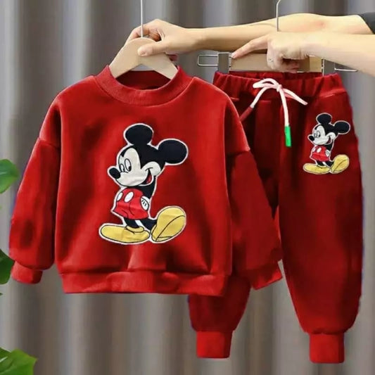 Red Mickey Mouse Track Suit for Kids