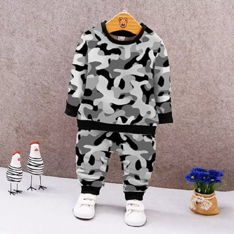 Commando Printed Track Suit for Kids
