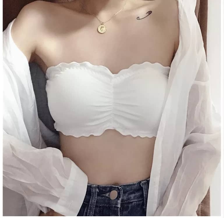 Strapless Padded Bra with Hooks (Product Code: 820)