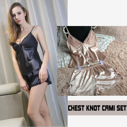 Chest Knot Cami Set
