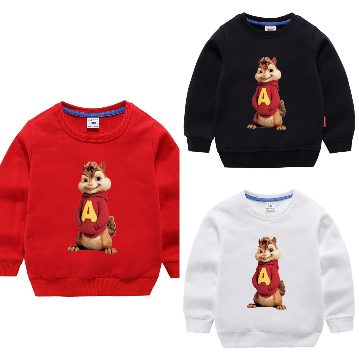 PACK OF 3 PRINTED KIDS SWEAT SHIRTS FOR BOYS (Print 104)