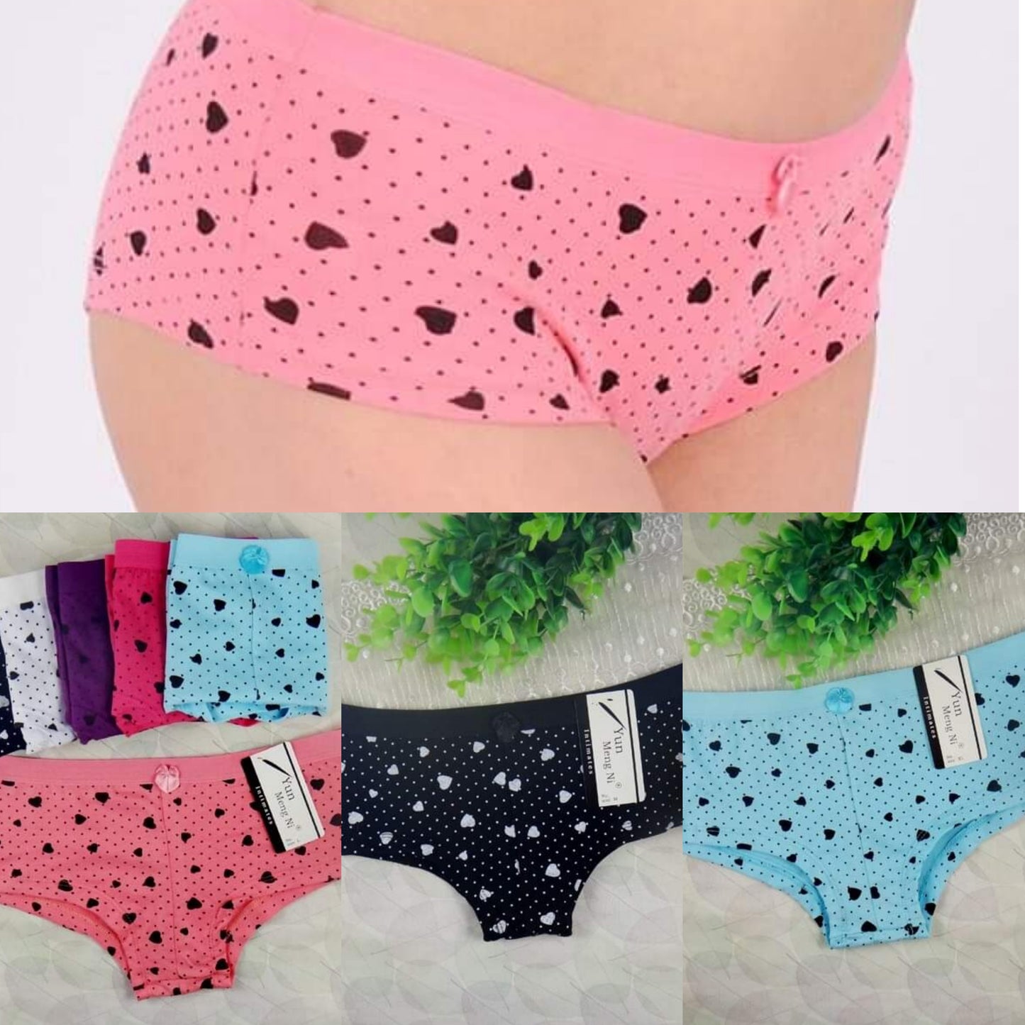 Pack of 3 Dotted Cotton Panties