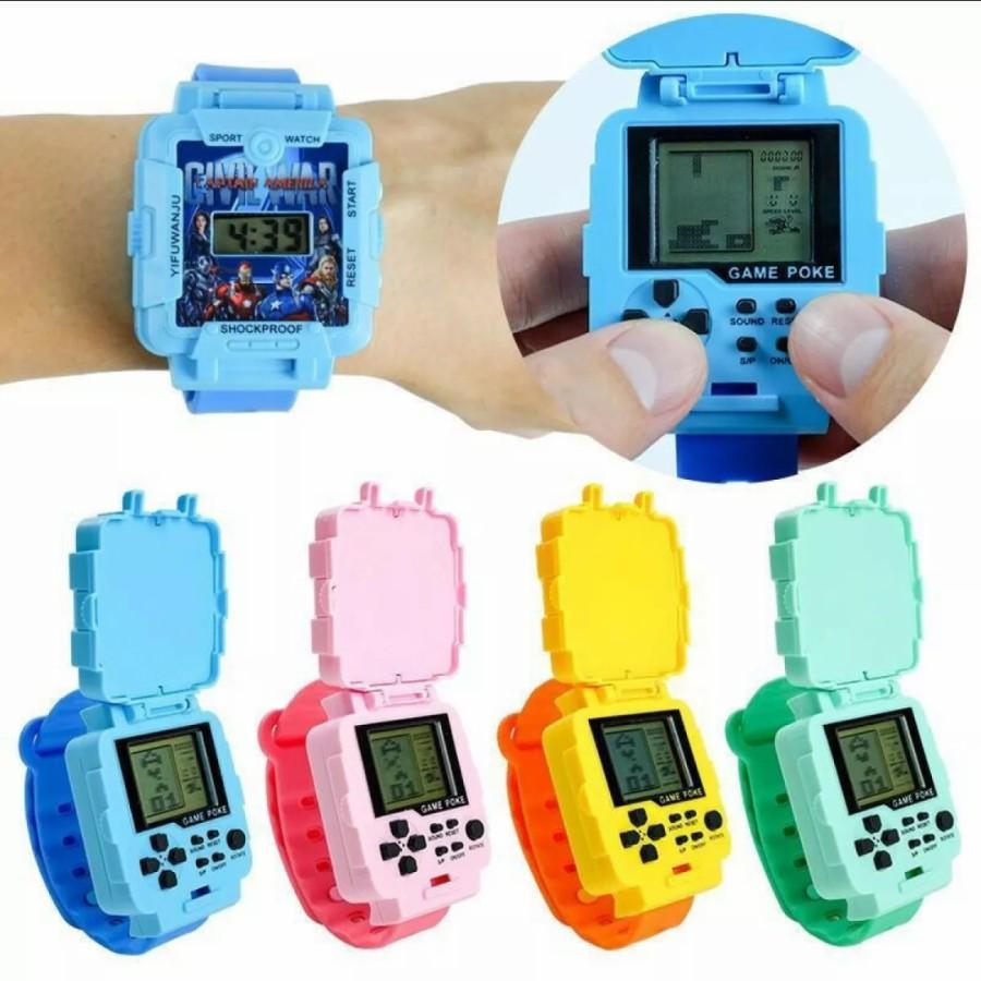 Kunning Gaming Watch Blue 2in 1 Game + Watch
