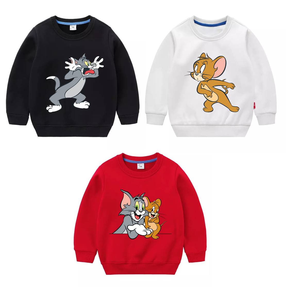 Pack of 3 Kids Printed Sweat Shirts (TOM JERRY)